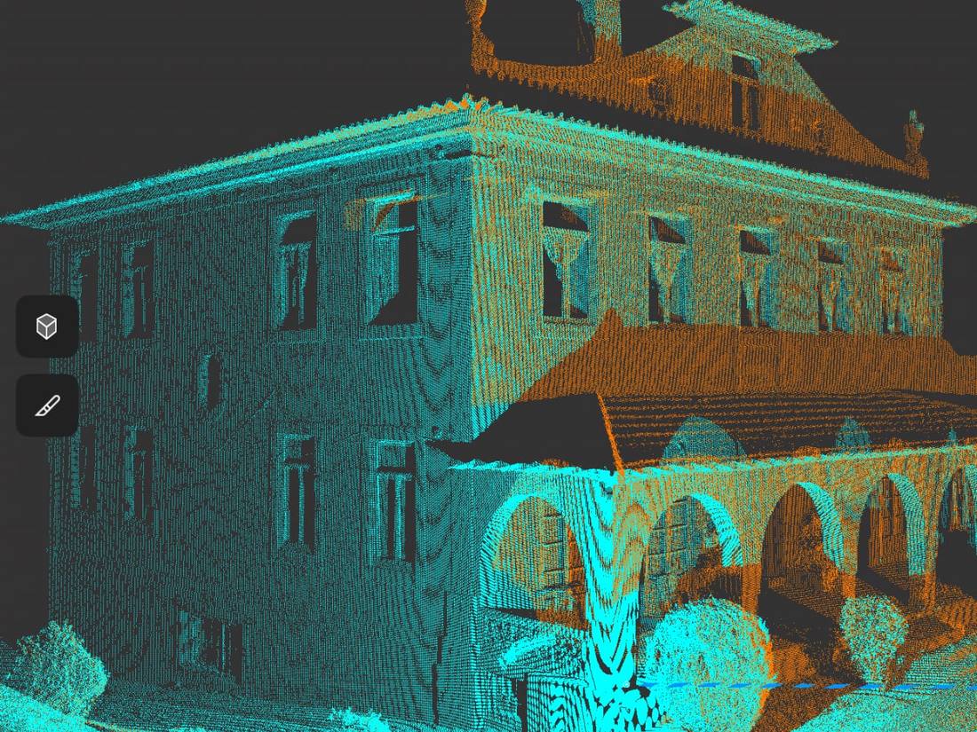 Scan 3D de quinta histórica